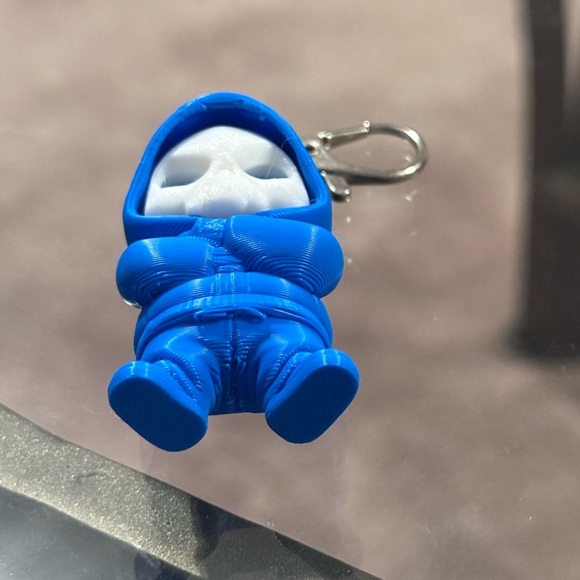 3D Printed 2 SET Skull Hoodie Keychains. Pick colors. - Picture 5 of 5